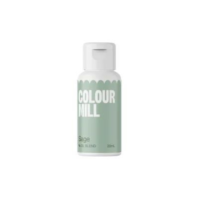 Colour Mill Sage – Oil Based Food Colouring 20ml - Colour Mill - Oil Based Food Coloring-Candy Colors - Close-up View