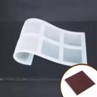 8 Cavity Squire Chocolate Silicone Mould - Cake Tools - Chocolate Moulds - Product Detail