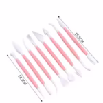 8 Pcs Set Dual Edge Modelling Tools - Cake Tools - Cake Decorating Tools - Full View