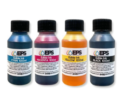 EPS 100ml Edible Ink Refill Pack - EPS - Edible Printing Supplies - Showing Size