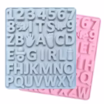 Number Letter Chocolate Silicone Mould - Cake Tools - Chocolate Moulds - Close-up View
