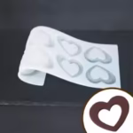 6 Cavity Heart Shape Chocolate Silicone Mould - Cake Tools - Chocolate Moulds - Product Detail