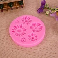 Flowers Fondant Silicone Mould - Cake Tools - Silicone Moulds - Full View