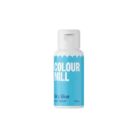Colour Mill Sky Blue – Oil Based Food Colouring 20ml - Colour Mill - Oil Based Food Coloring-Candy Colors - On Display