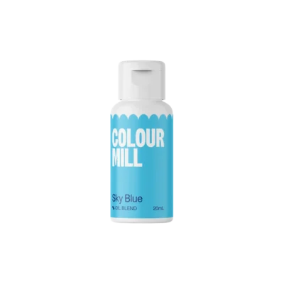 Colour Mill Sky Blue – Oil Based Food Colouring 20ml - Colour Mill - Oil Based Food Coloring-Candy Colors - On Display