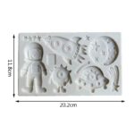 Space Theme Fondant Silicone Mould - Cake Tools - Silicone Moulds - Product Detail