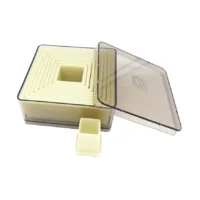 Square Polyglass Cookie Fondant Cutter - CakeTools UAE - Cookie Cutters - Showing Size