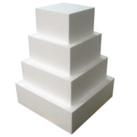 Square Shape Styrofoam Cake Dummy - Cake Tools - Square Shape - Full View