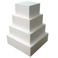 Square Shape Styrofoam Cake Dummy - Cake Tools - Square Shape - Full View