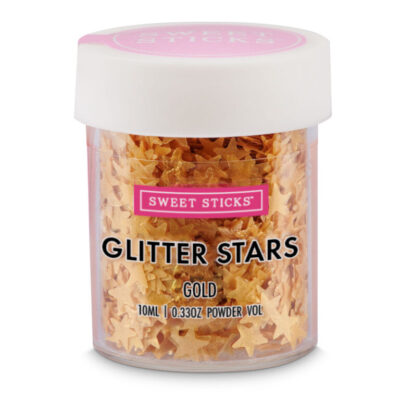 Sweet Sticks Gold Glitter Stars - Sweet Sticks - Edible Supplies - Product Detail