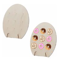 Wooden Donut Stand 2 - Cake Tools - Doughnuts Supplies - On Display