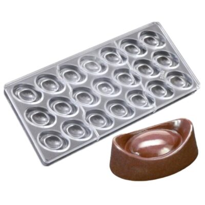 21 Cavity Chinese Ingot Shape Polycarbonate Chocolate Mould - Cake Tools - Polycarbonate Moulds - Full View