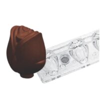 6 Cavity 3D Tulip Magnetic Polycarbonate Chocolate Mould - Cake Tools - Polycarbonate Moulds - Close-up View