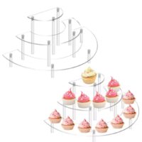 3 Tier Acrylic Cupcake Display Stand - Cake Tools - Cupcake Supplies - On Display