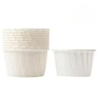 50 Pcs Set White Paper Cupcake Baking Liner Cups - Cake Tools - Cupcake Supplies - Product Detail
