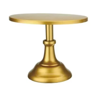 Gold Metal Cake & Cupcake Display Stand 30 cm - Cake Tools - Cake Stands - Close-up View