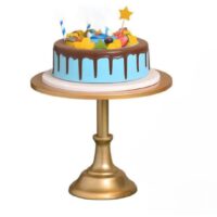 Gold Metal Cake & Cupcake Display Stand 30 cm - Cake Tools - Cake Stands - Product Detail