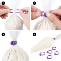 5 Pcs Set Decorating Icing Bag Ring - Cake Tools - Cake Decorating Tools - On Display