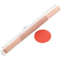 Embossed Wooden Rolling Pin - Cake Tools - Cake Decorating Tools - Product Detail