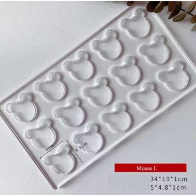 Mickey Mouse Shape Polycarbonate Mold - Cake Tools - Baking Tools & Equipments - On Display