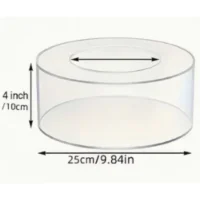 Riser Cake Tier Round Cylinders Display 25 cm - Cake Tools - Cake Stands - Showing Size