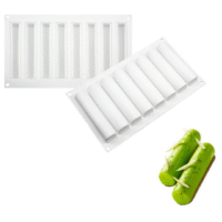 Eclair Silicone Baking Pan - Cake Tools - Baking Tools & Equipments - Full View