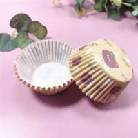 100 Pcs Set Paper Cupcake Baking Liner 3 - Cake Tools - Cupcake Supplies - Showing Size