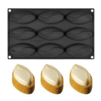 9 Cavity Sunflower Seed Mousse Cake Silicone Baking Pan - Cake Tools - Silicon Baking pan - Close-up View