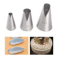 3pcs Icing Piping Nozzle Tips - Cake Tools - Cake Decorating Tools - On Display
