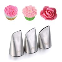 3 Pieces Flower Rose Piping Nozzle Tips - Cake Tools - Cake Decorating Tools - Product Detail
