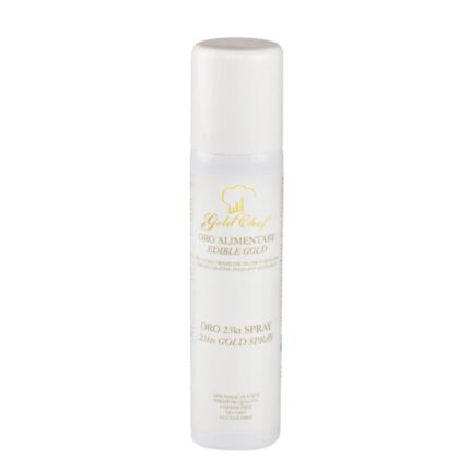 GOLD CHEF Edible Gold Spray 23kt 75 ml - Gold Chef - Edible Gold - Full View