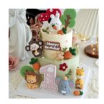 Jungle Safari Animal Cake Topper - Cake Tools - Theme Cake Toppers - Full View