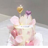 Cute Heart Shaped Multi-Color Party Candles - Cake Tools - Candles - Full View