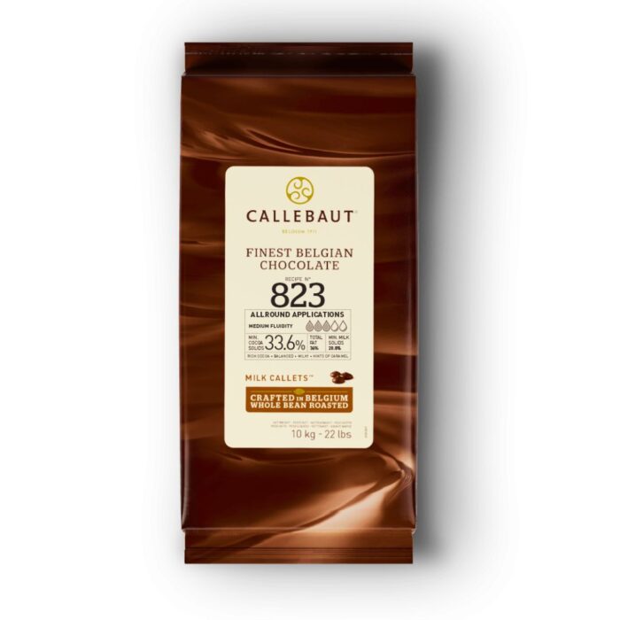CALLEBAUT Milk Chocolate Callets 823-33.6%-10 Kg - Callebaut - Chocolates - Full View