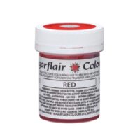 Sugarflair Lustre Chocolate Paint – 35g – Red - SUGARFLAIR - Oil Based Food Coloring-Candy Colors - Close-up View