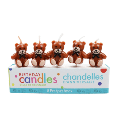 Teddy Bear Birthday Candles - Cake Tools - Cake Decorating Tools - Product Detail