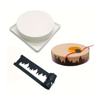 Flame Shaped Mousse Silicon Stencil Mould - Cake Tools - Silicone Moulds - On Display