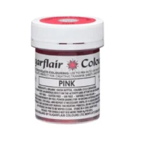Sugarflair Lustre Chocolate Paint – 35g – Pink - SUGARFLAIR - Oil Based Food Coloring-Candy Colors - Full View