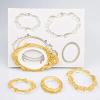 Vintage Mirror Frame Silicone Mould 1 - Cake Tools - Silicone Moulds - Product Detail