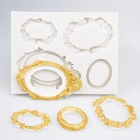 Vintage Mirror Frame Silicone Mould 1 - Cake Tools - Silicone Moulds - Product Detail