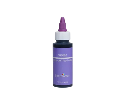 Chefmaster Violet Liqua-Gel Liquid Food Coloring 65g - Chefmaster - Water Based Food Coloring - Full View