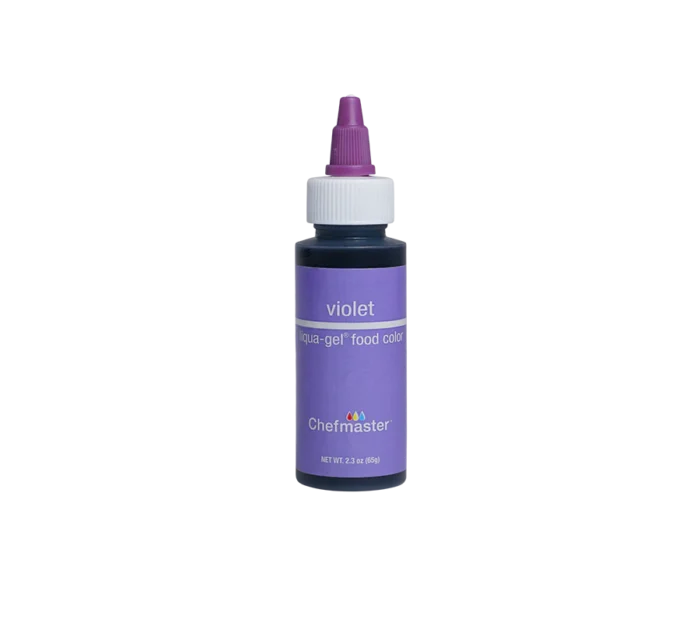 Chefmaster Violet Liqua-Gel Liquid Food Coloring 65g - Chefmaster - Water Based Food Coloring - Full View