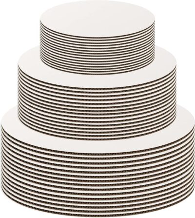 Round Cake Board White - Cake Tools - Cake Boards - Showing Size