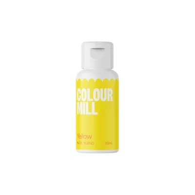 Colour Mill Yellow Oil Based Food Colouring 20ml - Colour Mill - Oil Based Food Coloring-Candy Colors - Close-up View