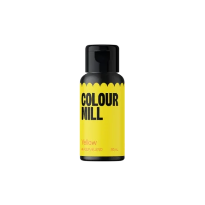 Colour Mill Yellow – Water Based Food Colouring 20ml - Colour Mill - Water Based Food Coloring - On Display