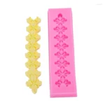 Leaf Clover Fondant Silicone Mould - Cake Tools - Silicone Moulds - Showing Size