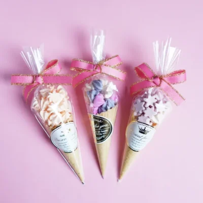 50 pcs Party Cone Plastic Candy Bag - Cake Tools - Packaging & Presentation - Close-up View