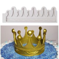 Crown Fondant Silicone Mould - Cake Tools - Silicone Moulds - On Display