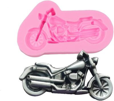 Motorcycle Fondant Silicone Mould - Cake Tools - Silicone Moulds - On Display