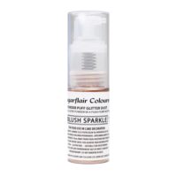 SUGARFLAIR Lustre Dust – Powder Puff Spray – Blush Sparkle -10g - SUGARFLAIR - Edible Dust Powders - On Display